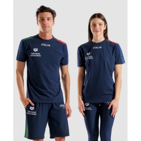 T-Shirt ARENA unisex team Stripe ITALIA